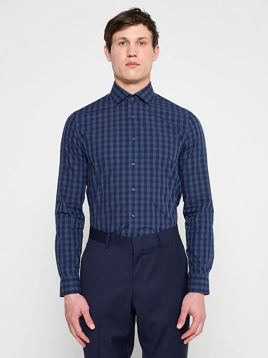 Foto van product Overhemd Michael Kors donkerblauw