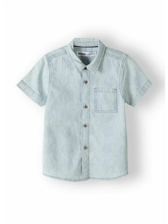 Foto van product Overhemd MINOTI lichtblauw denim