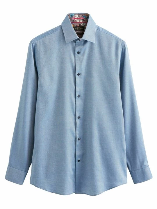 Foto van product Overhemd Next blauw gemêleerd