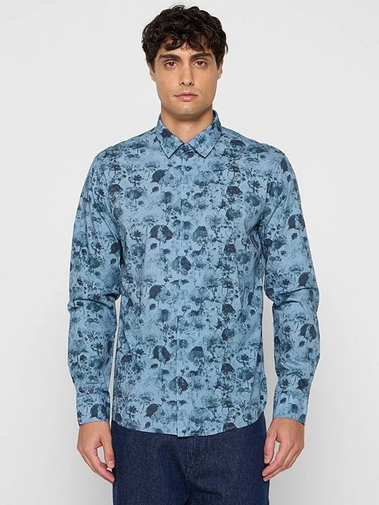 Foto van product Overhemd No Excess donkerblauw