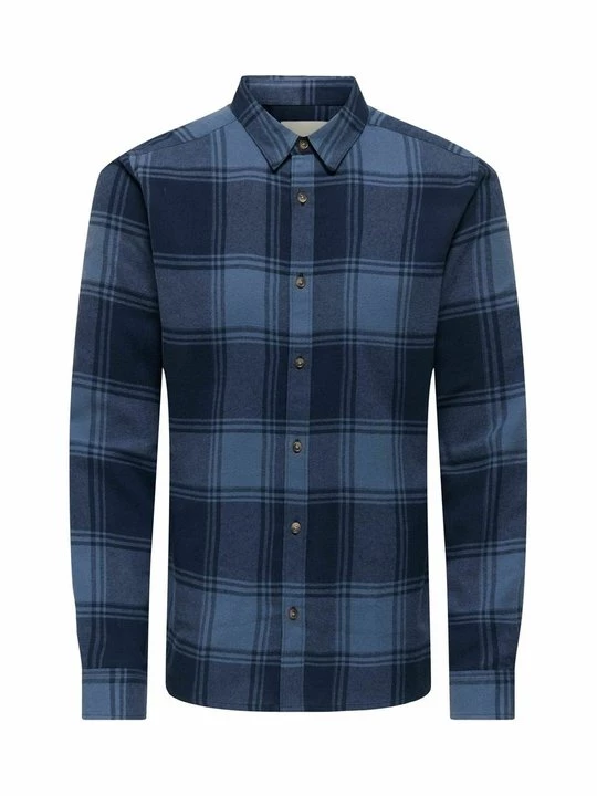Foto van product Overhemd Only & Sons donkerblauw