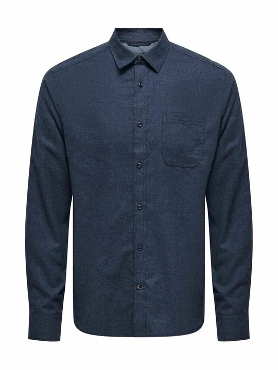 Foto van product Overhemd Only & Sons donkerblauw