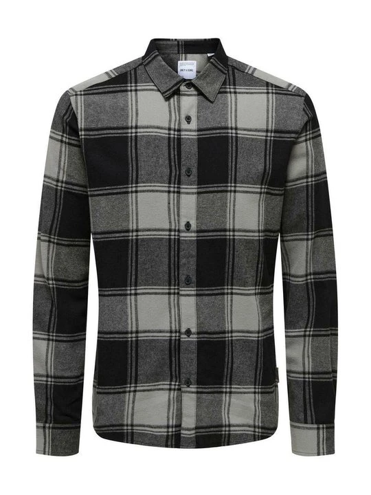 Foto van product Overhemd Only & Sons donkergrijs