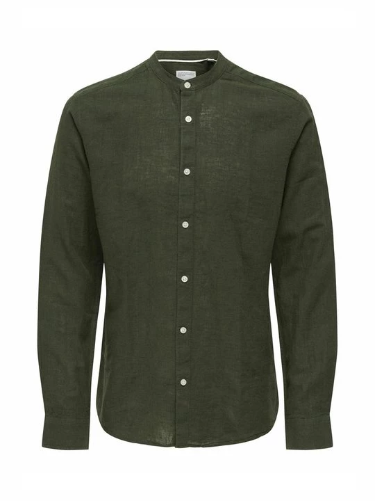 Foto van product Overhemd Only & Sons donkergroen