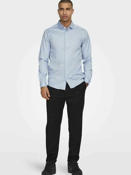 Foto van product Overhemd Only & Sons lichtblauw