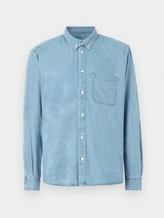 Foto van product Overhemd Only & Sons lichtblauw denim