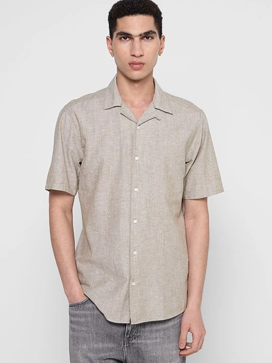 Foto van product Overhemd Only & Sons olijfgroen