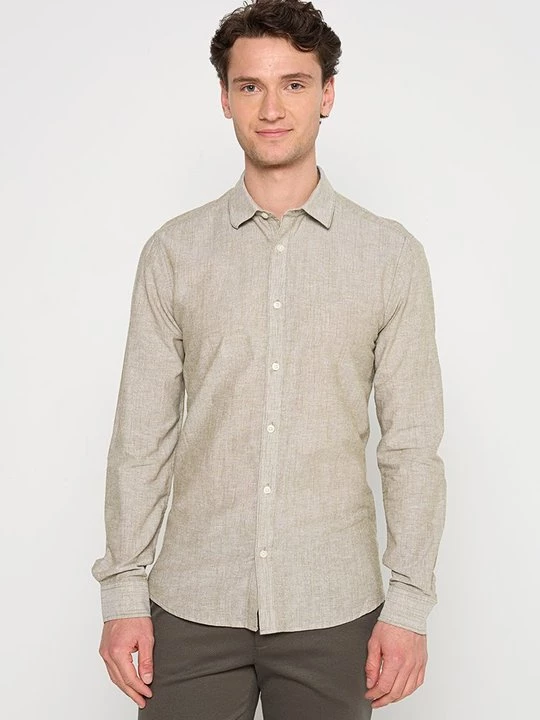 Foto van product Overhemd Only & Sons olijfgroen