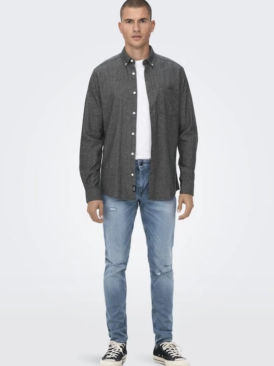 Foto van product Overhemd Only & Sons zwart