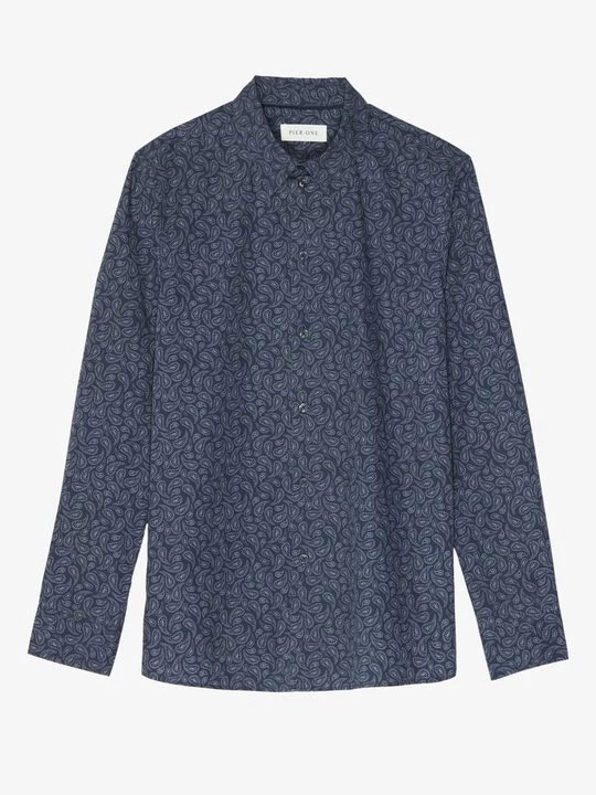 Foto van product Overhemd Pier One By Zalando donkerblauw