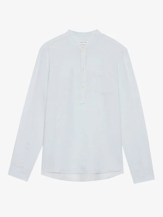 Foto van product Overhemd Pier One By Zalando lichtblauw