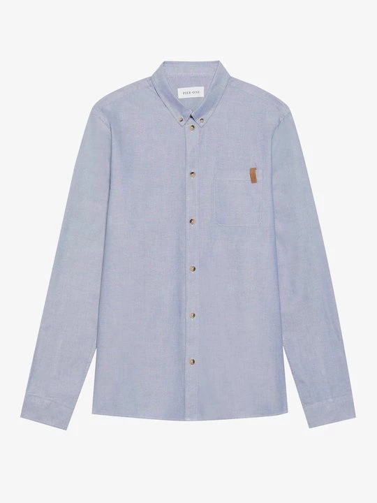Foto van product Overhemd Pier One By Zalando lichtblauw
