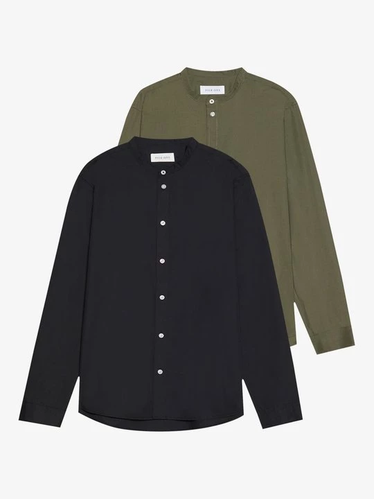 Foto van product Overhemd Pier One By Zalando olijfgroen