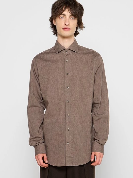 Foto van product Overhemd Profuomo taupe