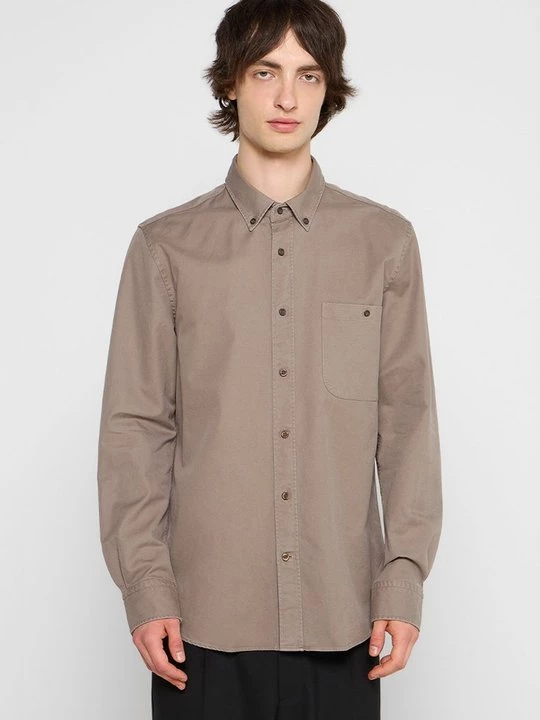 Foto van product Overhemd Profuomo zandkleur