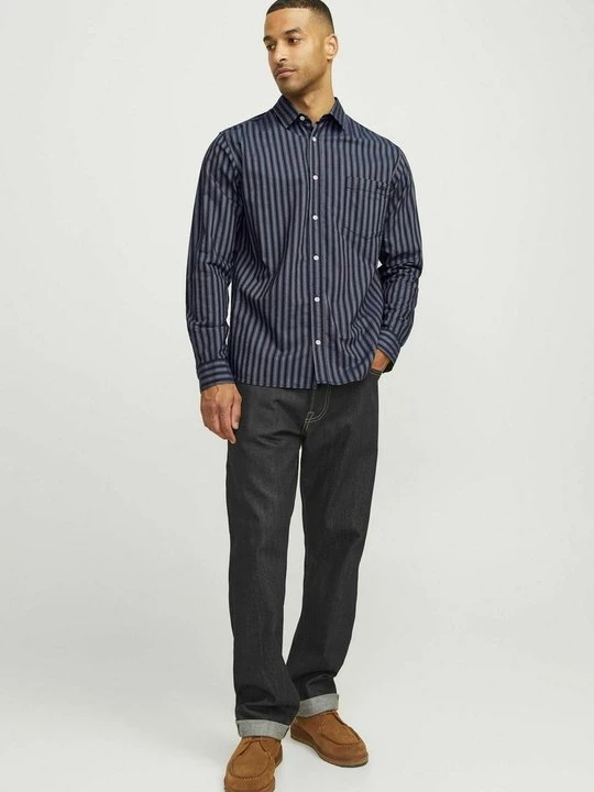 Foto van product Overhemd R.D.D. ROYAL DENIM DIVISION donkerblauw