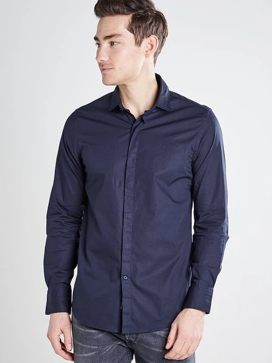 Foto van product Overhemd Replay donkerblauw