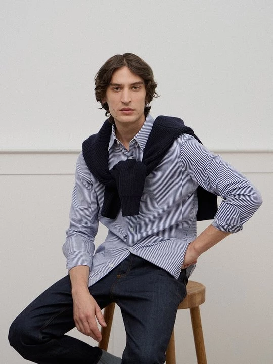 Foto van product Overhemd Sandro blauw