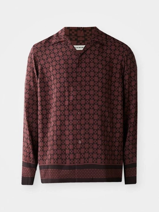 Foto van product Overhemd Sandro cognac