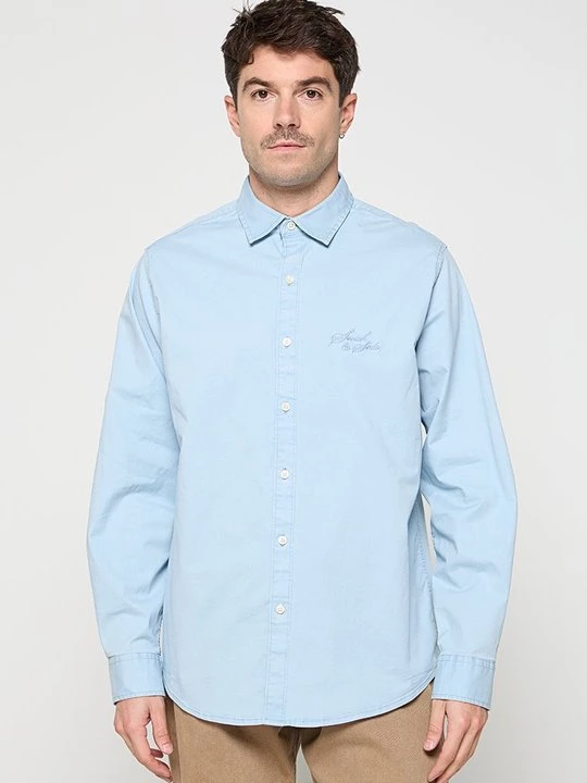 Foto van product Overhemd Scotch & Soda lichtblauw