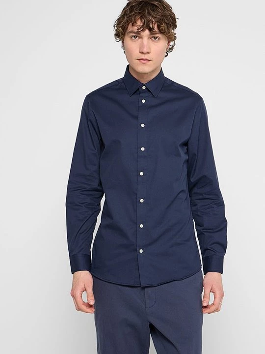 Foto van product Overhemd Selected donkerblauw