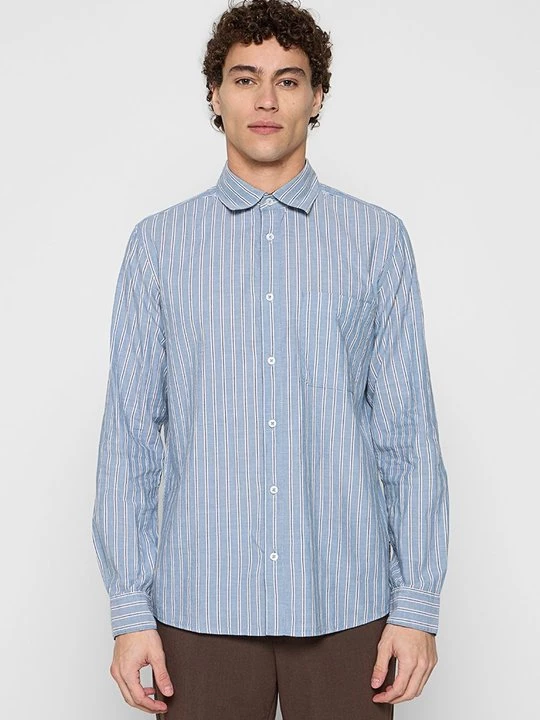 Foto van product Overhemd Tom Tailor blauw