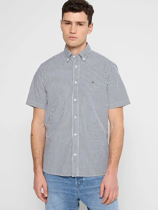 Foto van product Overhemd Tommy Hilfiger donkerblauw