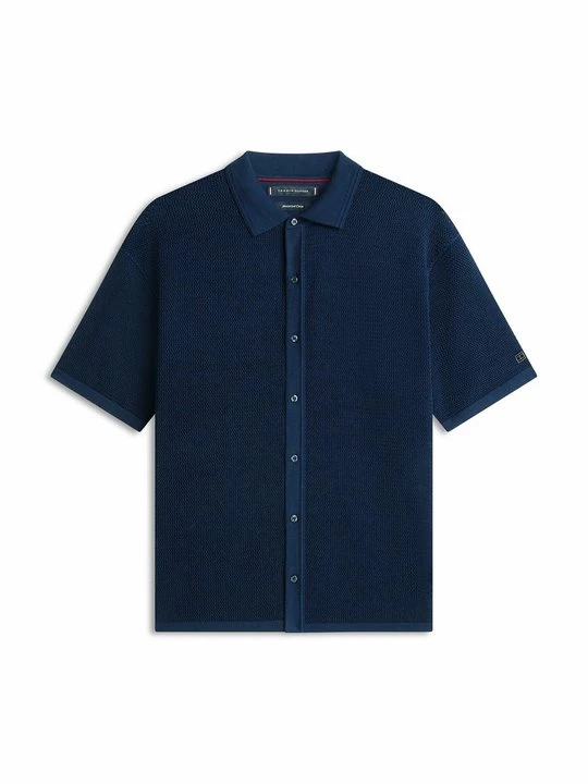 Foto van product Overhemd Tommy Hilfiger donkerblauw