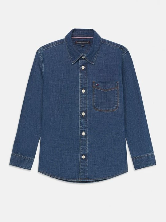Foto van product Overhemd Tommy Hilfiger donkerblauw