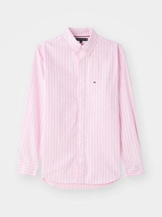 Foto van product Overhemd Tommy Hilfiger donkerroze