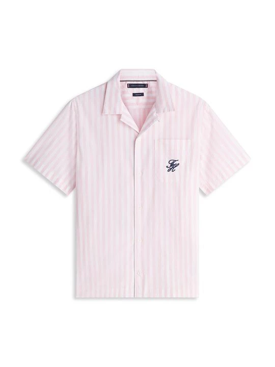 Foto van product Overhemd Tommy Hilfiger donkerroze