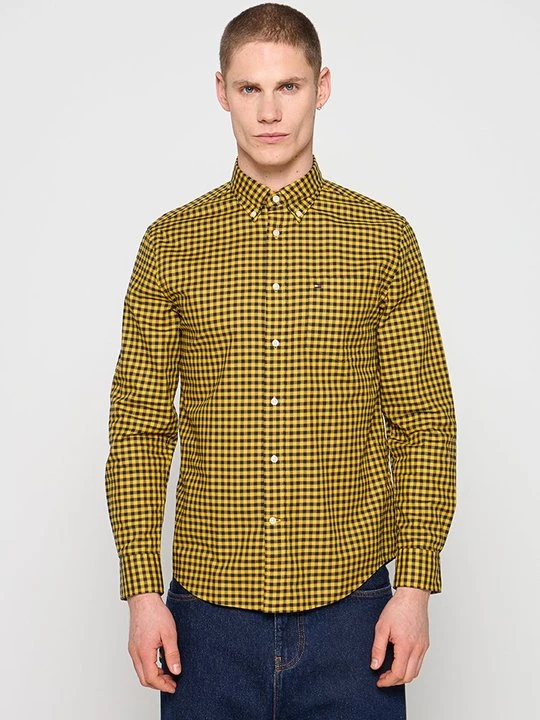 Foto van product Overhemd Tommy Hilfiger geel