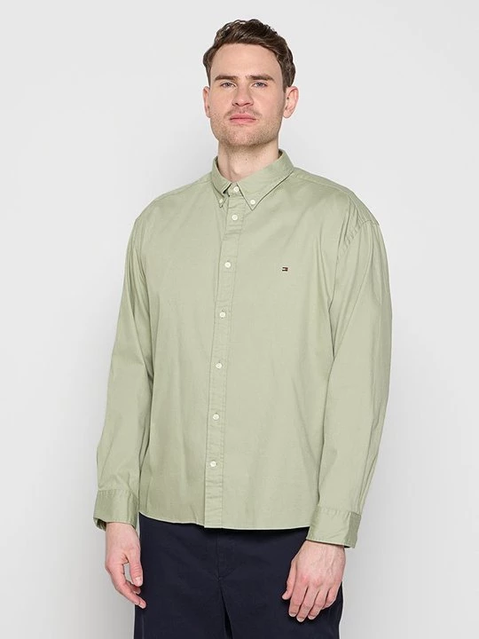 Foto van product Overhemd Tommy Hilfiger lichtgroen