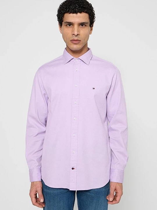 Foto van product Overhemd Tommy Hilfiger paars