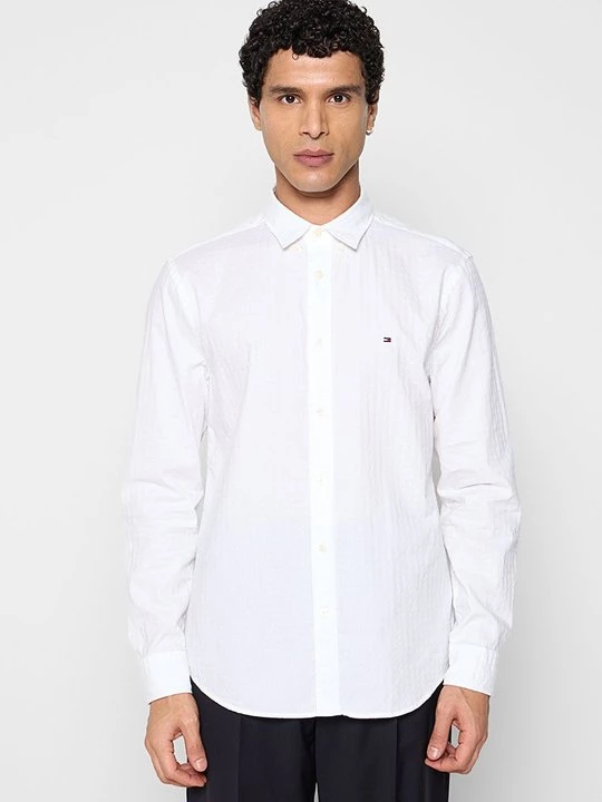 Foto van product Overhemd Tommy Hilfiger wit