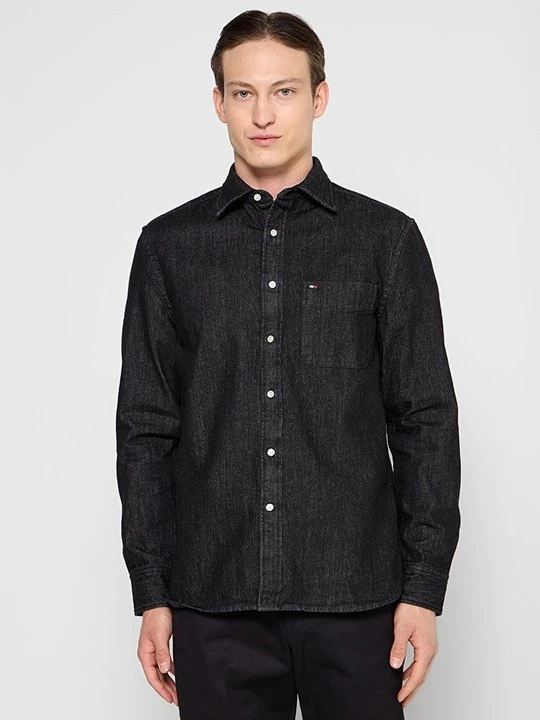Foto van product Overhemd Tommy Hilfiger zwart
