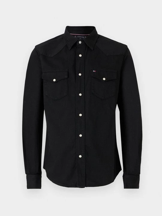 Foto van product Overhemd Tommy Hilfiger zwart