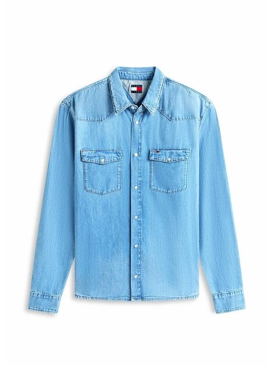 Foto van product Overhemd Tommy Jeans blauw