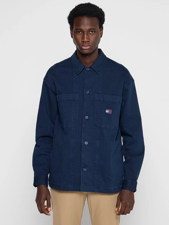 Foto van product Overhemd Tommy Jeans donkerblauw