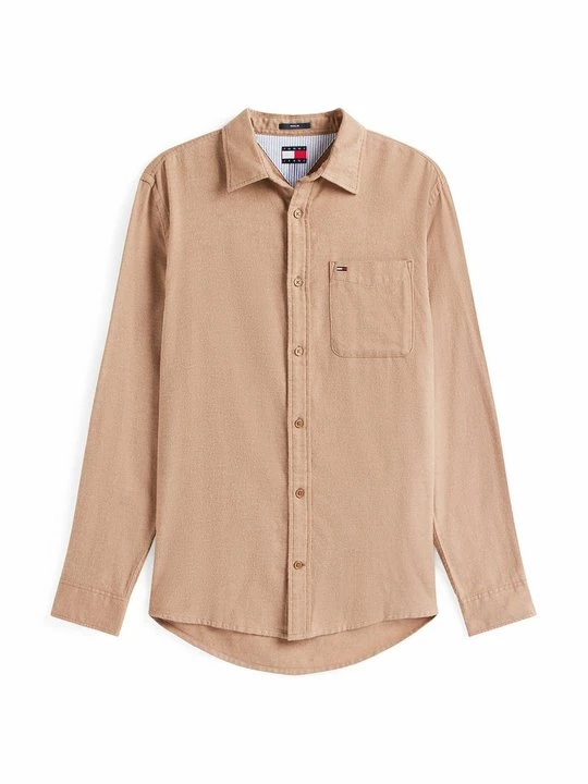 Foto van product Overhemd Tommy Jeans lichtbruin