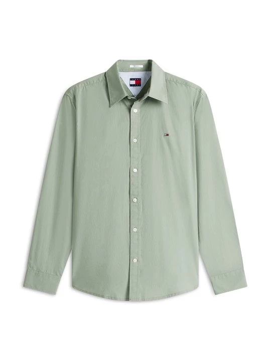Foto van product Overhemd Tommy Jeans olijfgroen