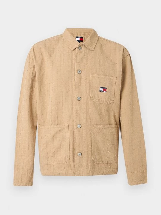 Foto van product Overhemd Tommy Jeans zandkleur
