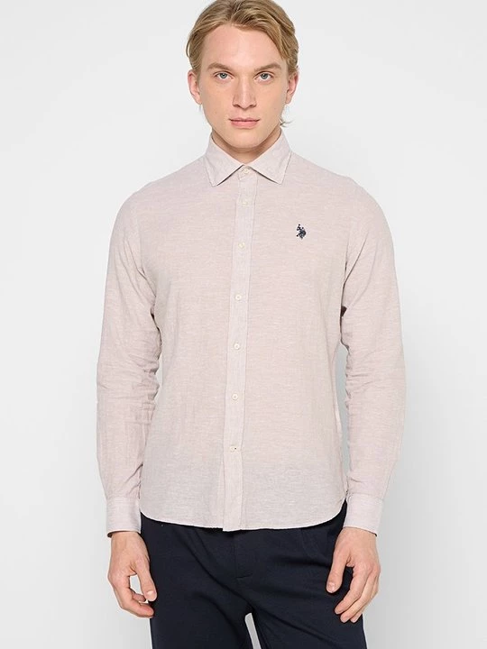 Foto van product Overhemd U.S. POLO ASSN. beżowy