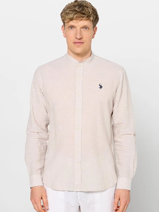 Foto van product Overhemd U.S. POLO ASSN. beżowy