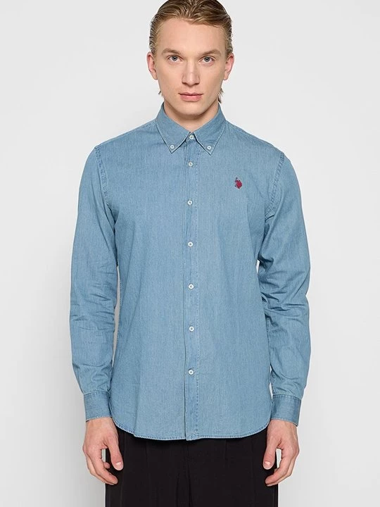 Foto van product Overhemd U.S. POLO ASSN. blauw