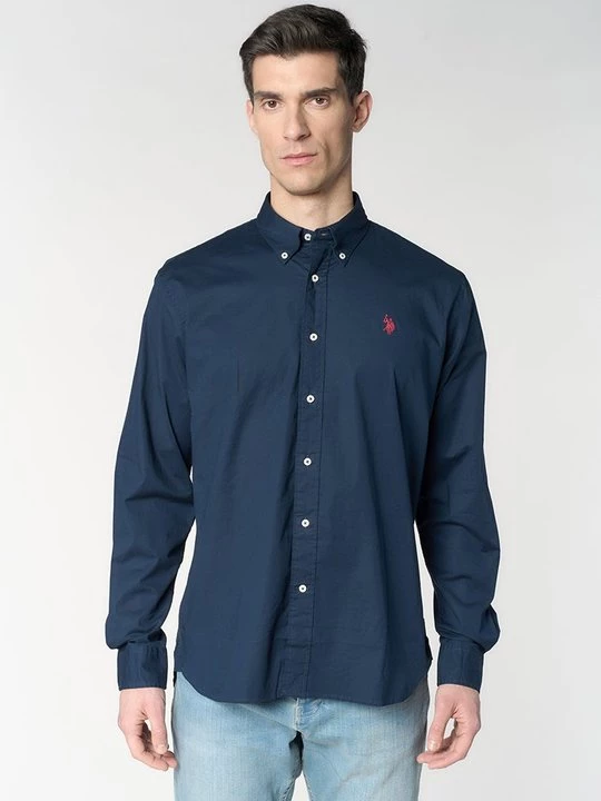 Foto van product Overhemd U.S. POLO ASSN. donkerblauw
