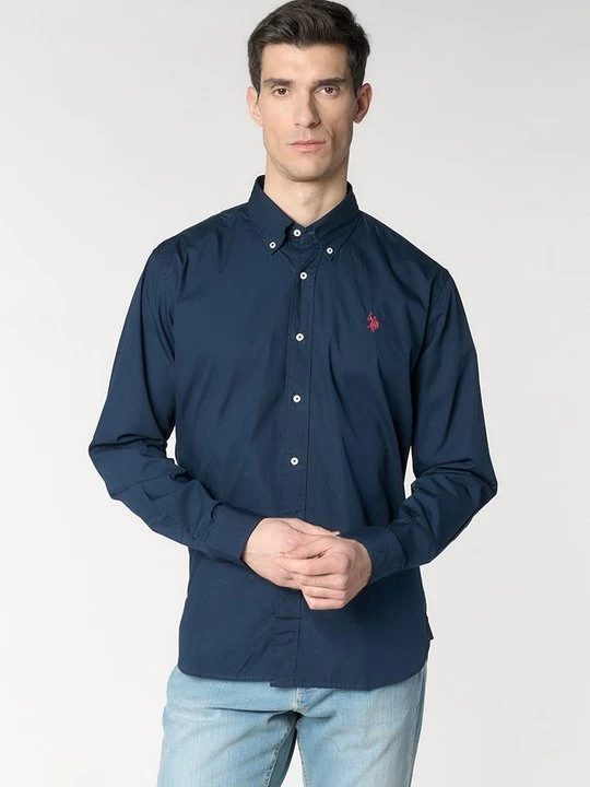 Foto van product Overhemd U.S. POLO ASSN. donkerblauw