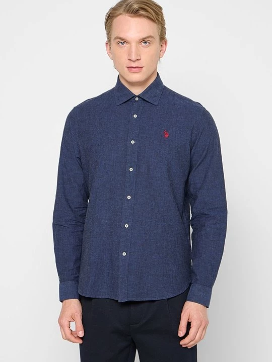 Foto van product Overhemd U.S. POLO ASSN. donkerblauw