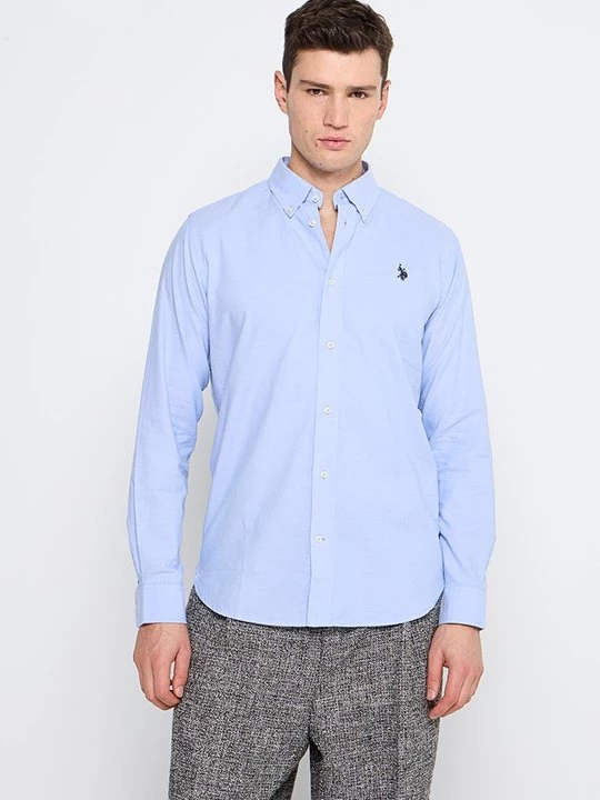 Foto van product Overhemd U.S. POLO ASSN. lichtblauw