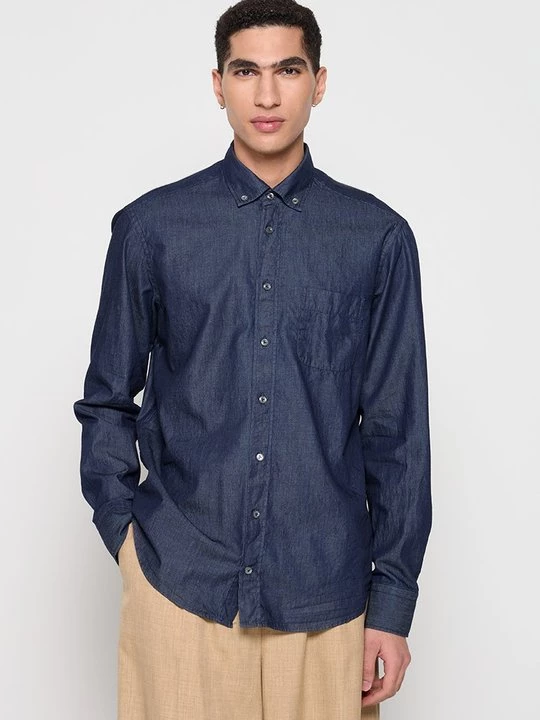 Foto van product Overhemd van Laack donkerblauw